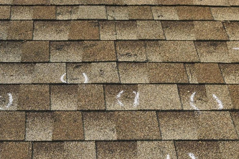 Midwest hail damage insurance claim evidence - Milwaukee roof